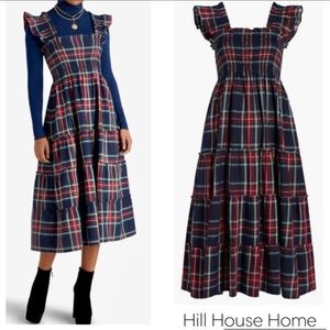 NWOT Hill House Home Navy Tartan Ellie Dress